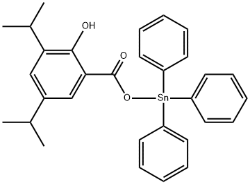 triphenyltin 3,5-diisopropylsalicylate 구조식 이미지
