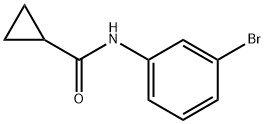 N-(3-bromophenyl)cyclopropanecarboxamide 구조식 이미지