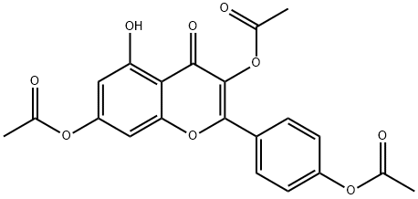 Kaempferol 3,4',7-triacetate Structure