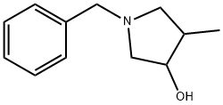 1-BENZYL-4-METHYL-PYRROLIDIN-3-OL Structure
