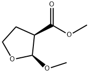 3-Furancarboxylicacid,tetrahydro-2-methoxy-,methylester,(2S-cis)-(9CI) Structure