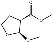 3-Furancarboxylicacid,tetrahydro-2-methoxy-,methylester,(2S-trans)-(9CI) Structure