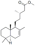 (1S,βS)-1,4,4aα,5,6,7,8,8a-Octahydro-β,2,5,5,8aβ-pentamethyl-1β-naphthalenepentanoic acid methyl ester Structure