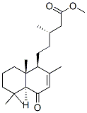 (1S,βS)-1,4,4aα,5,6,7,8,8a-옥타하이드로-β,2,5,5,8aβ-펜타메틸-4-옥소-1β-나프탈렌펜탄산메틸에스테르 구조식 이미지