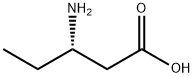 (S)-3-Aminopentanoic acid 구조식 이미지