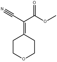 Methyl 2-cyano-2-(dihydro-2H-pyran-4(3H)-ylidene)acetate Structure