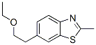 Benzothiazole, 6-(2-ethoxyethyl)-2-methyl- (7CI,8CI) Structure