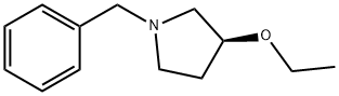 Pyrrolidine, 3-ethoxy-1-(phenylmethyl)-, (S)- (9CI) Structure