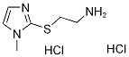 2-(1-Methyl-1H-imidazol-2-ylsulfanyl)-ethylaminedihydrochloride 구조식 이미지