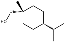 Hydroperoxide, 1-methyl-4-(1-methylethyl)cyclohexyl, cis- (9CI) Structure