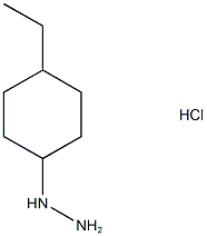 (4-ethylcyclohexyl)hydrazine hydrochloride Structure