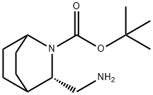 tert-butyl (3S)-3-(aminomethyl)-2-azabicyclo[2.2.2]octane-2-carboxylate Structure