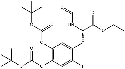 DIBOC-IODO-L-DOPA 구조식 이미지