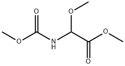 N-METHOXYCARBONYL-2-METHOXY-DL-GLYCINE METHYL ESTER Structure