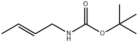 Carbamic acid, 2-butenyl-, 1,1-dimethylethyl ester, (E)- (9CI) Structure