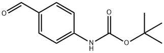 (4-FORMYL-PHENYL)-CARBAMIC ACID TERT-BUTYL ESTER 구조식 이미지