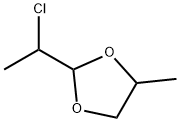 1,3-디옥솔란,2-(1-클로로에틸)-4-메틸- 구조식 이미지