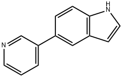5-피리딘-3-YL-1H-인돌 구조식 이미지