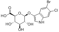 5-Bromo-6-chloro-3-indolylb-D-glucuronide 구조식 이미지