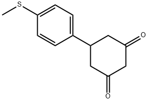 5-(4-METHYLSULFANYL-PHENYL)-CYCLOHEXANE-1,3-DIONE Structure