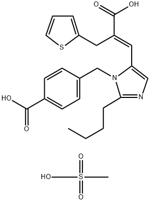 Eprosartan mesylate Structure