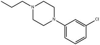 1-(3-Chlorophenyl)-4-propylpiperazine Structure