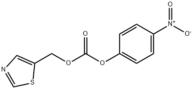 ((5-Thiazolyl)methyl)-(4-nitrophenyl)carbonate 구조식 이미지