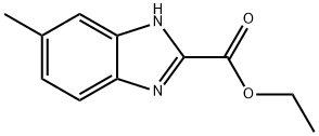 5-METHYL-1H-BENZOIMIDAZOLE-2-CARBOXYLIC ACID ETHYL ESTER Structure