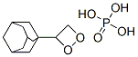 adamantyl-1,2-dioxetane phosphate Structure