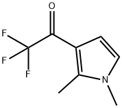 Ethanone, 1-(1,2-dimethyl-1H-pyrrol-3-yl)-2,2,2-trifluoro- (9CI) 구조식 이미지