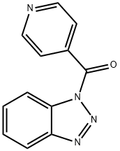 1-(4-PYRIDYLCARBONYL)BENZOTRIAZOLE Structure