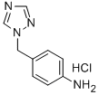 4-(1H-1,2,4-Triazol-1-ylmethyl)benzenamine hydrochloride  구조식 이미지