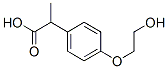 2-(4-hydroxyethoxyphenyl)propionic acid Structure