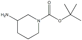 1-BOC-3-AMINOPIPERIDINE 구조식 이미지