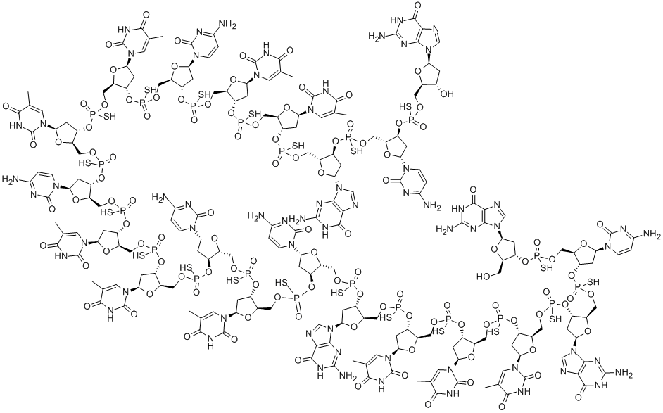 Fomivirsen Structure