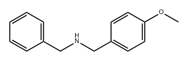 benzyl[(4-methoxyphenyl)methyl]amine Structure