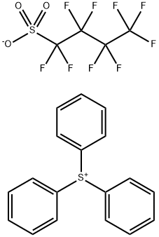 Triphenylsulfonium nonaflate Structure