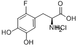 2-플루오로-5-하이드록시-L-티로신염산염 구조식 이미지