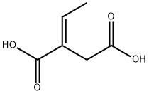 (E)-Ethylidenesuccinic acid Structure