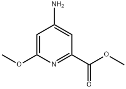 methyl 4-amino-6-methoxypyridine-2-carboxylate Structure