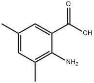 2-Amino-3,5-dimethylbenzoic acid 구조식 이미지