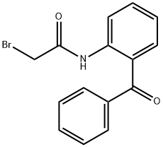 N-(2-Benzoylphenyl)-2-bromoacetamide 구조식 이미지