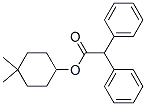 4-diphenylacetoxy-1,1-dimethylcyclohexane Structure