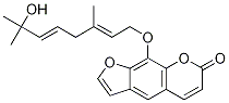 8-(7-Hydroxy-3,7-diMethyl-2,5-octadienyloxy)psoralen 구조식 이미지