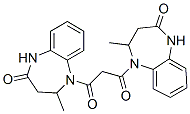 1,3-bis(3-methyl-5-oxo-2,6-diazabicyclo[5.4.0]undeca-7,9,11-trien-2-yl )propane-1,3-dione 구조식 이미지