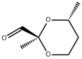 1,3-Dioxane-2-carboxaldehyde, 2,4-dimethyl-, (2R-trans)- (9CI) Structure