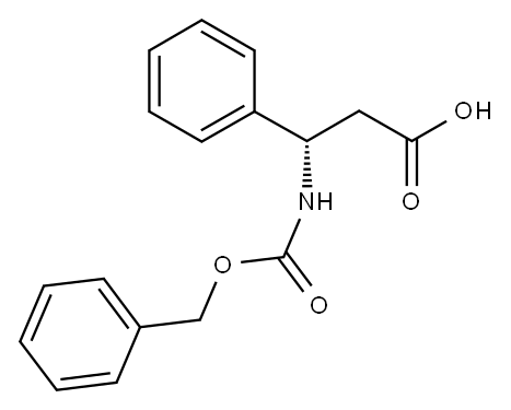 (S)-N-Z-3-AMINO 3-PHENYLPROPIONIC ACID Structure