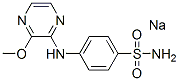 나트륨N-(3-메톡시피라지닐)술파닐아미데이트 구조식 이미지