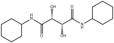 N1,N4-DICYCLOHEXYL-2,3-DIHYDROXYSUCCINAMIDE Structure