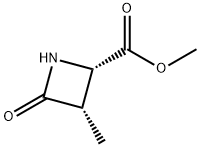 2-Azetidinecarboxylicacid,3-methyl-4-oxo-,methylester,cis-(9CI) Structure